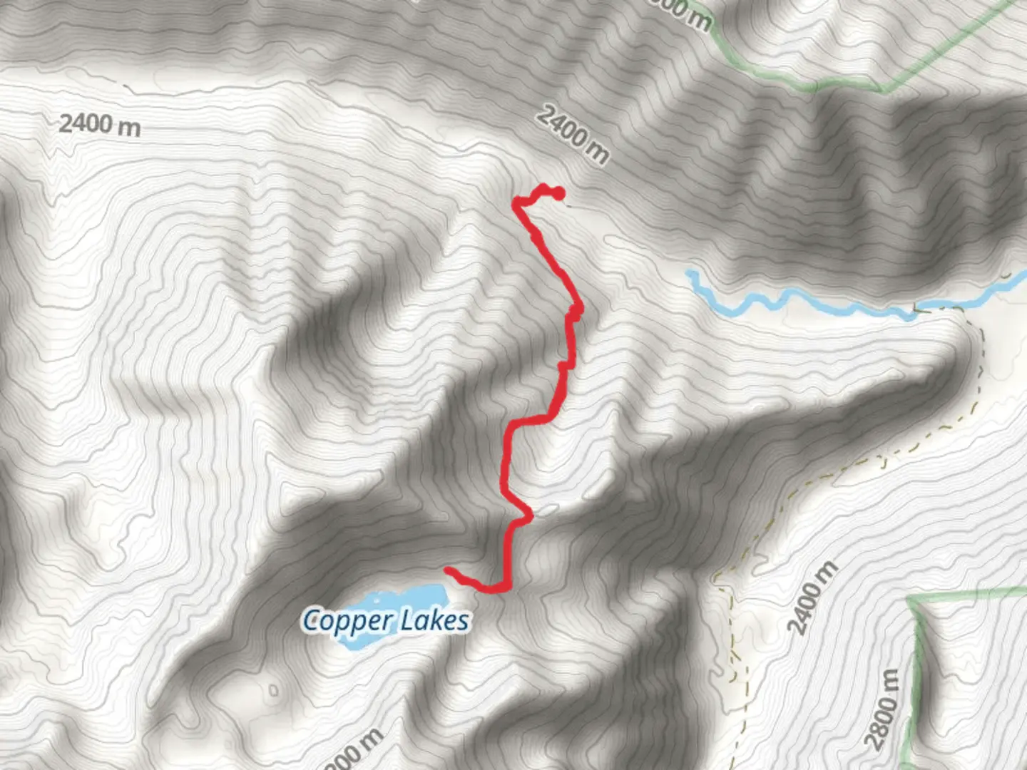 An image depicting the trail Copper Lakes Trail and its surrounding area.