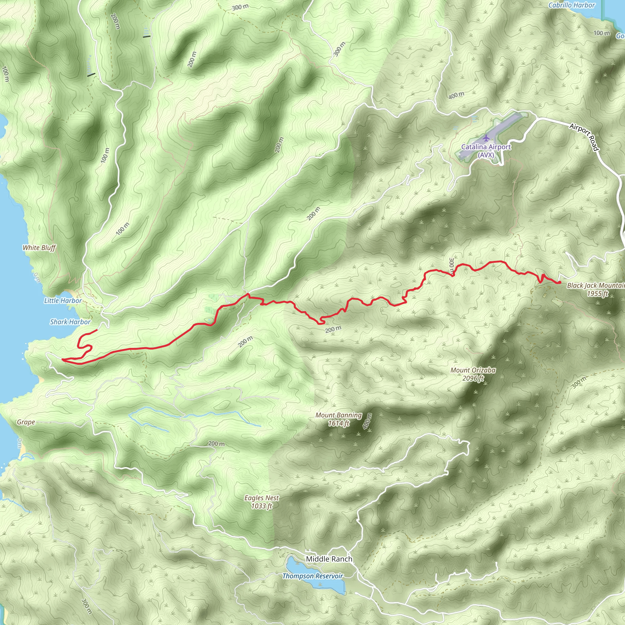 Cottonwood Trail mobile static map