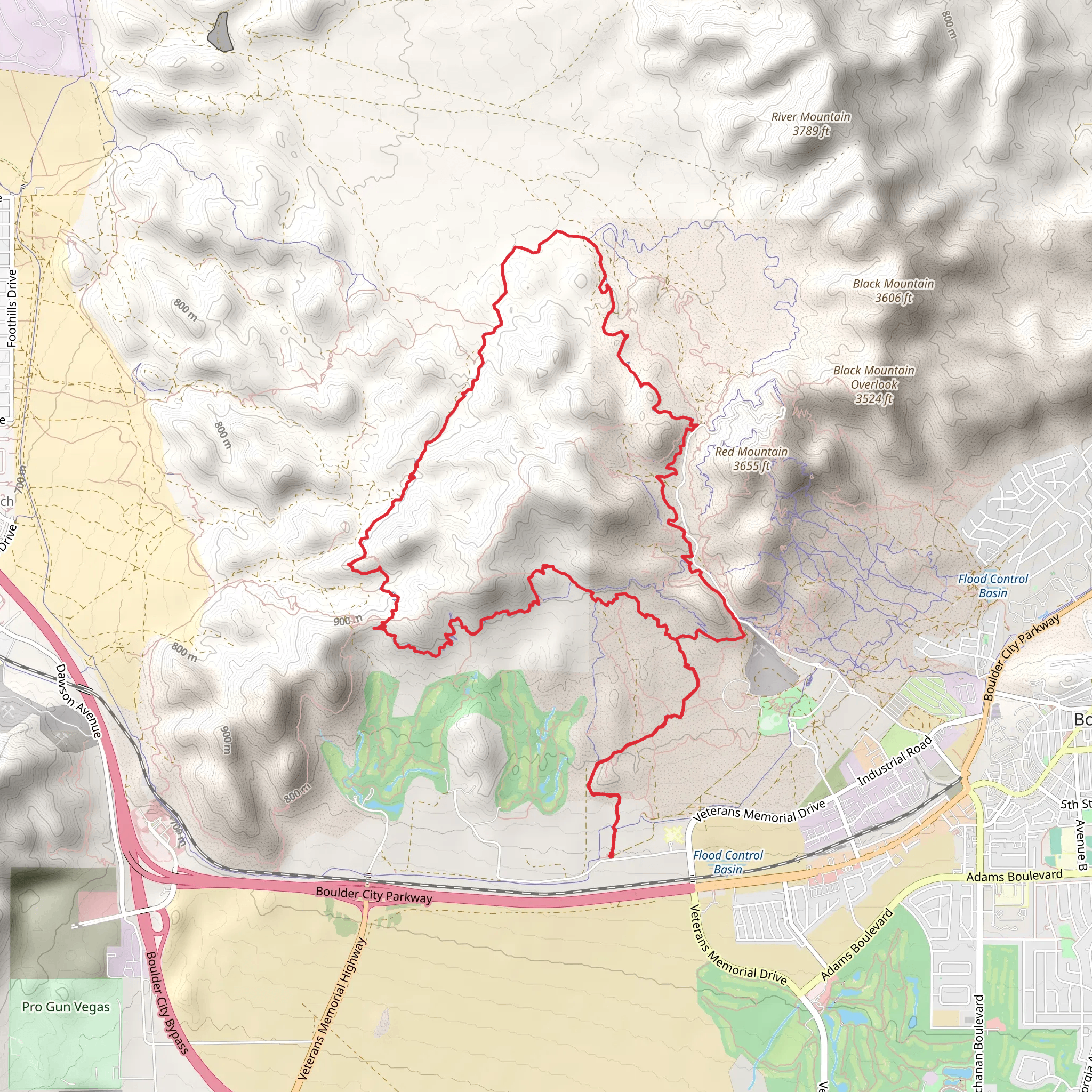 Caldera Easy and Mother and Ernie Loop mobile static map