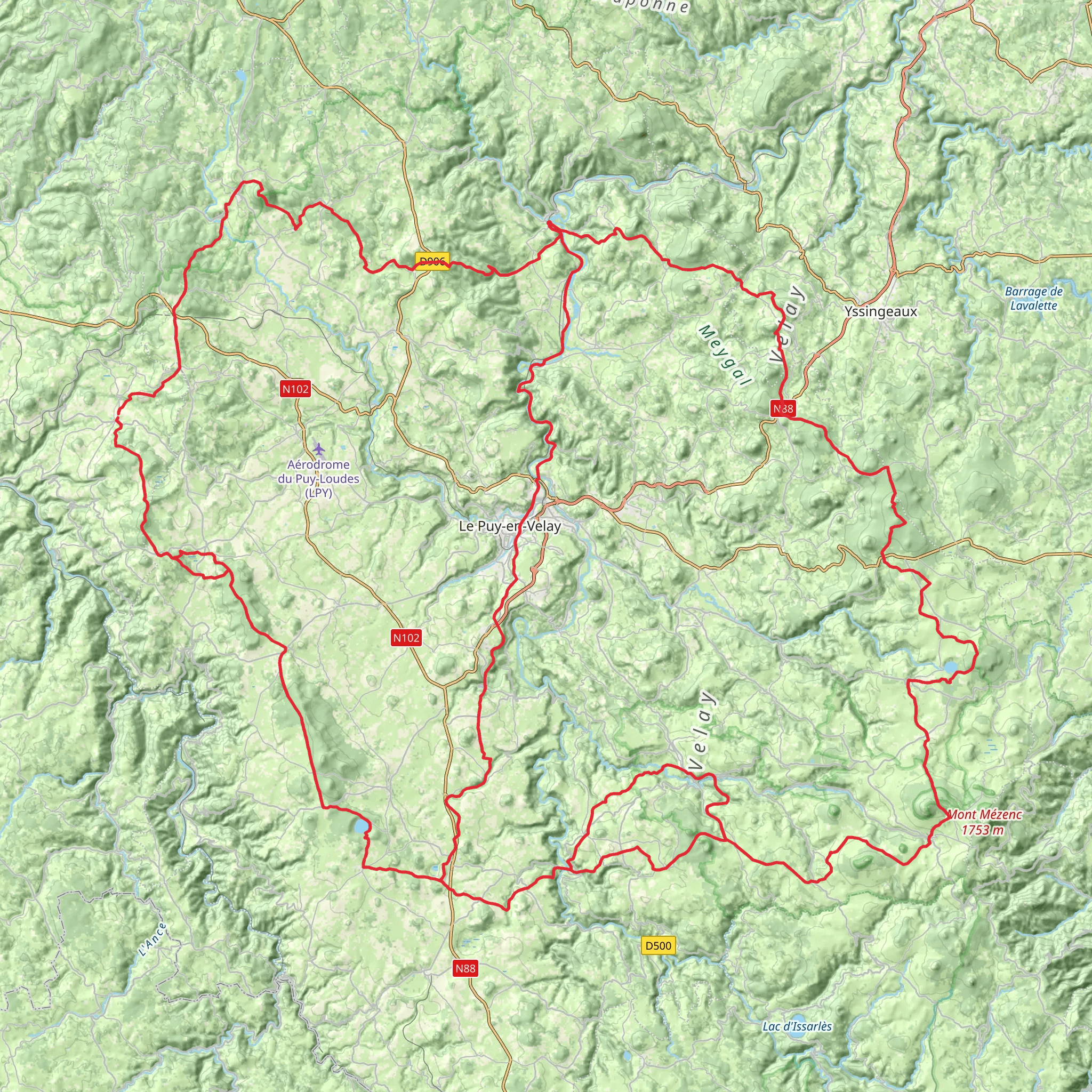 GR 40 mobile static map
