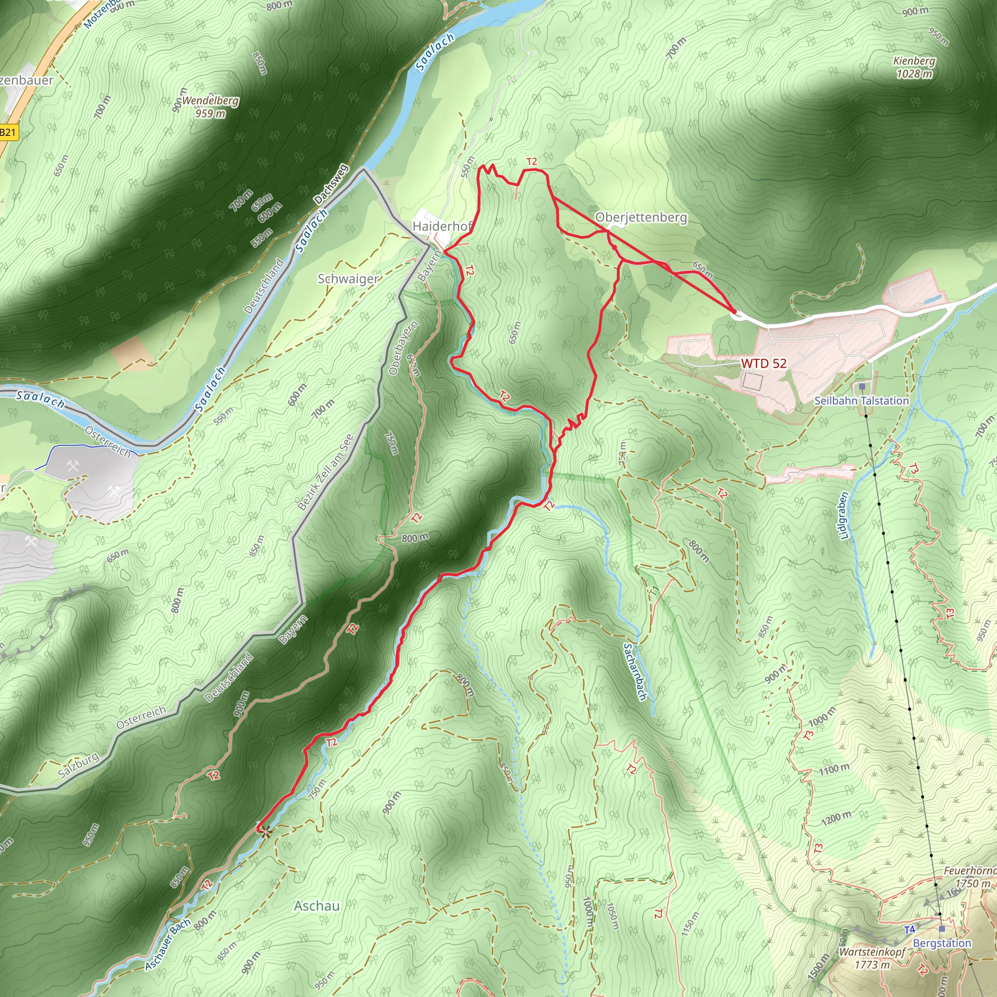 Aschauer Klamm-Blick mobile static map