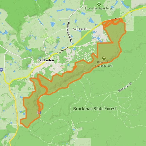 Gloucester National Park mobile static map