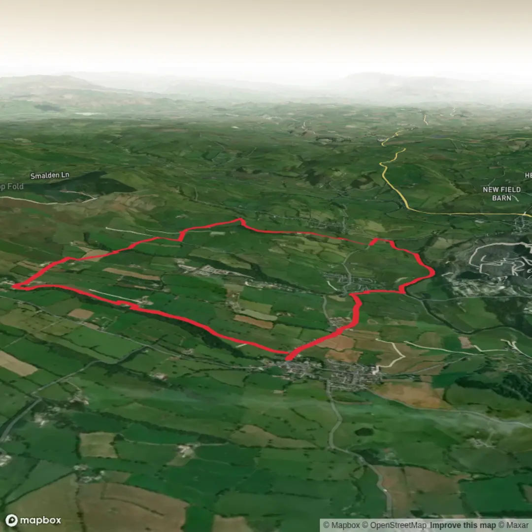 An image depicting the trail Waddington circular and its surrounding area.