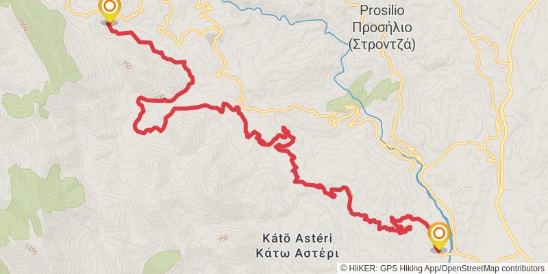 E4 - Peloponnes stage 16 Map