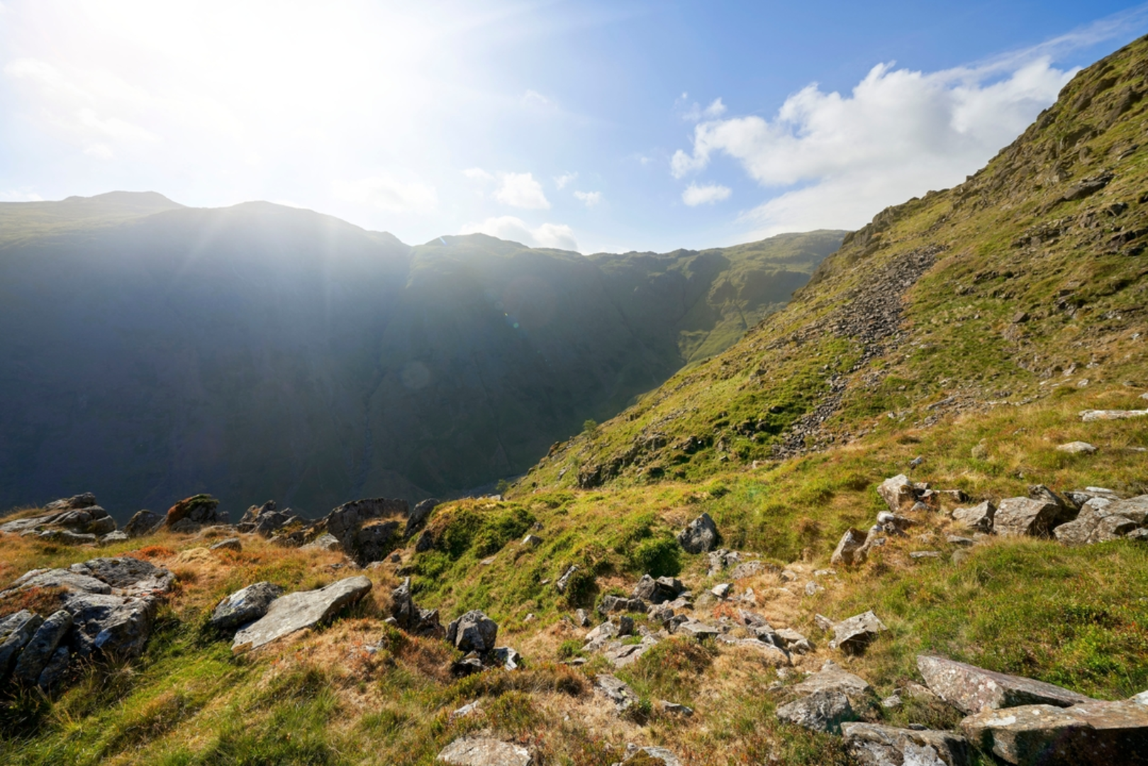 An image depicting the trail Glaramara and its surrounding area.