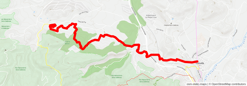 Estivella - Penya Roja PR CV 369 stage 2 Map
