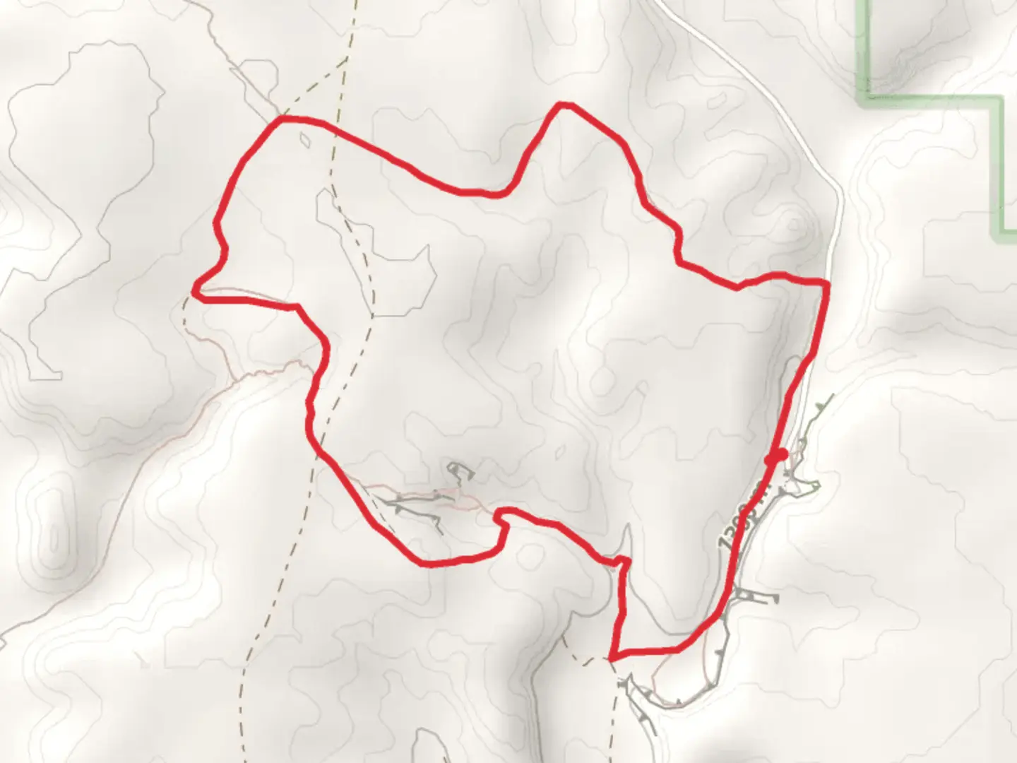 An image depicting the trail Arch Rock Trail and its surrounding area.