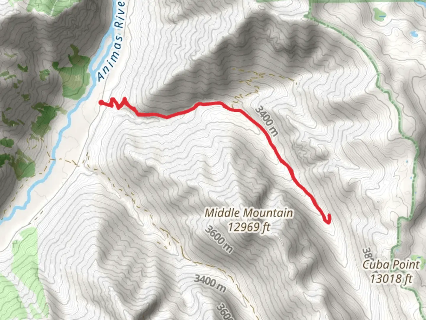An image depicting the trail County Road 24 - Minnie Gulch Road and its surrounding area.