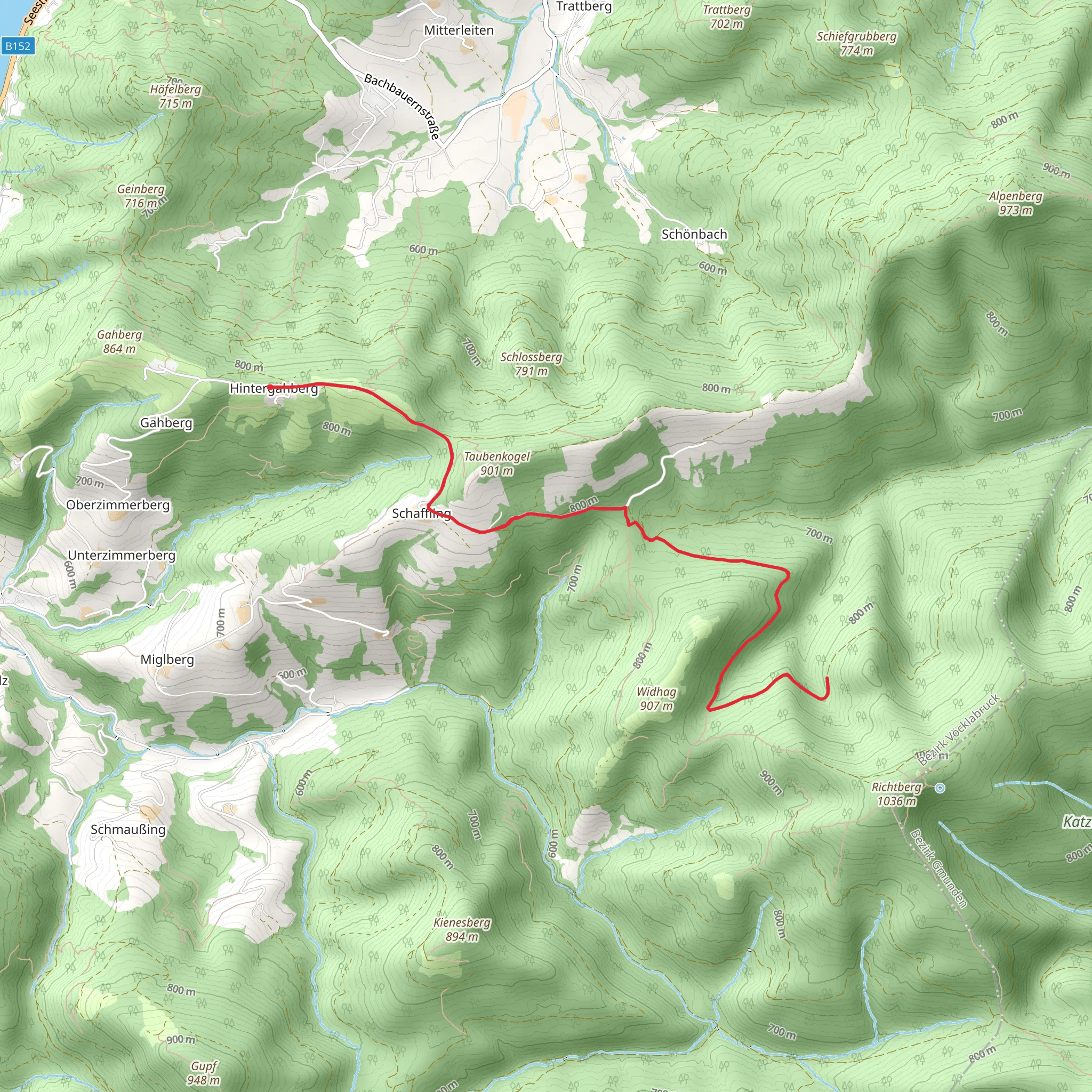 From Gahberg on Richtberg mobile static map