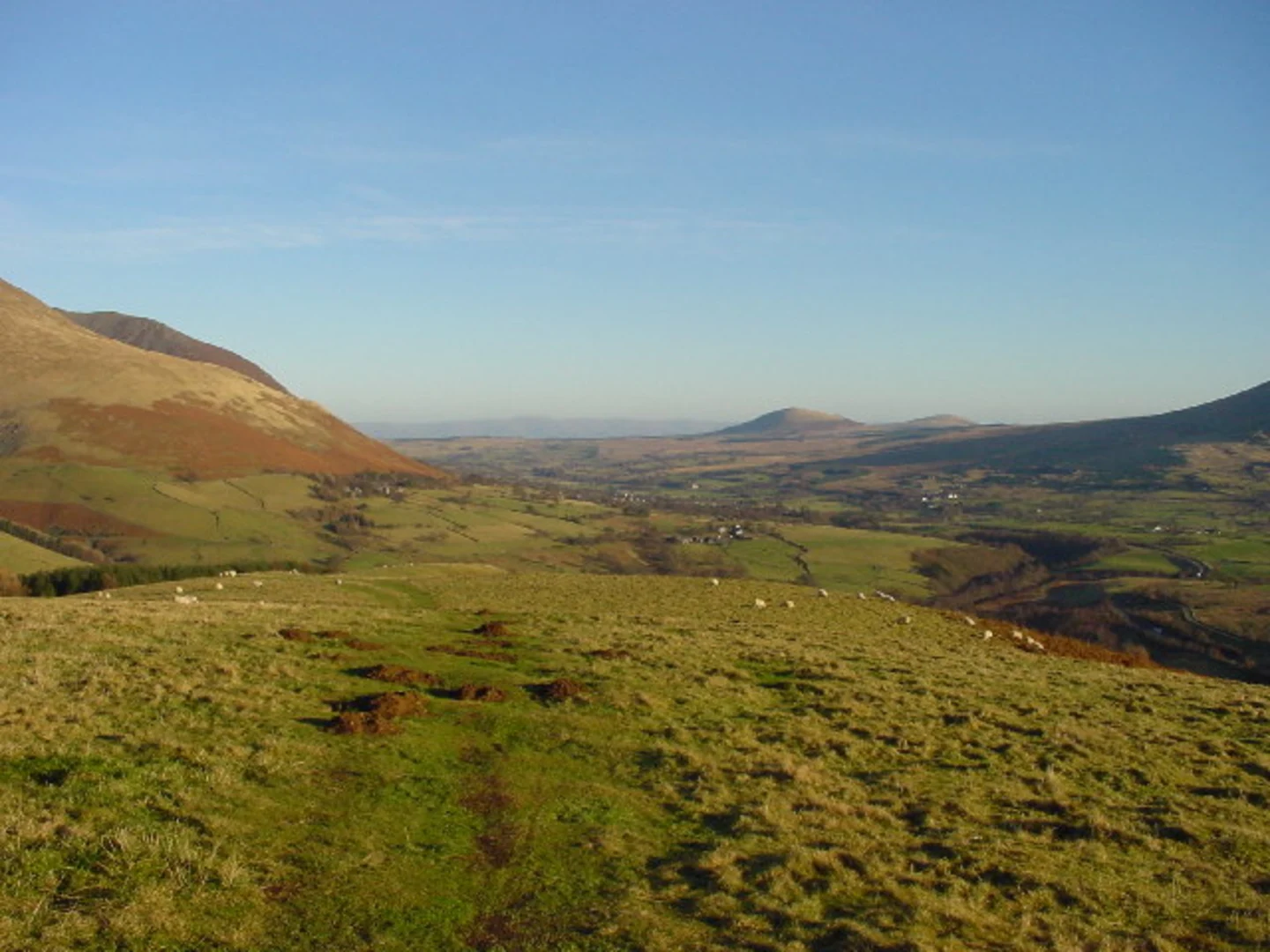 An image depicting the trail Wescoe to Keswick via Latrigg and River Greta and its surrounding area.