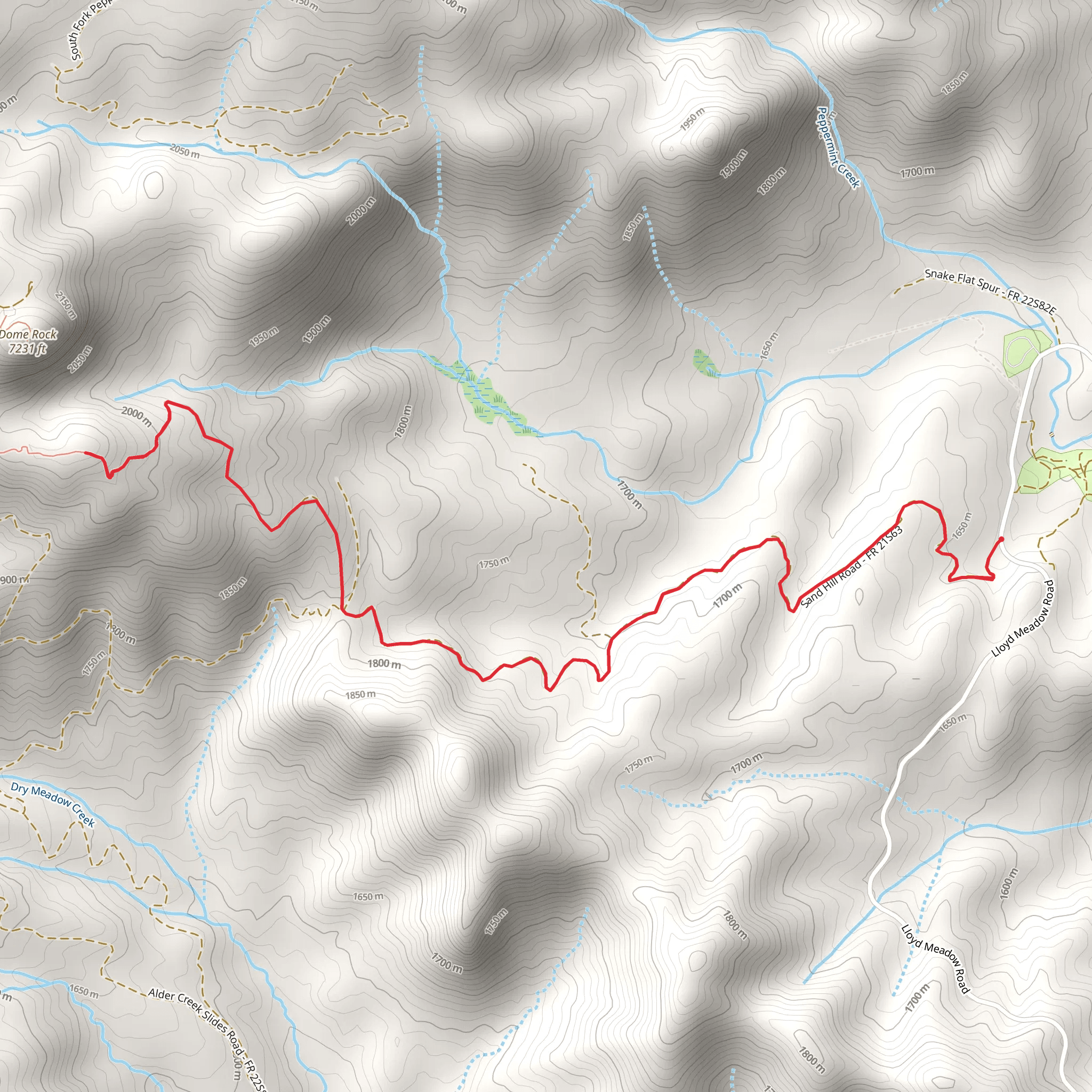 Lloyd Meadow Road West Walk mobile static map