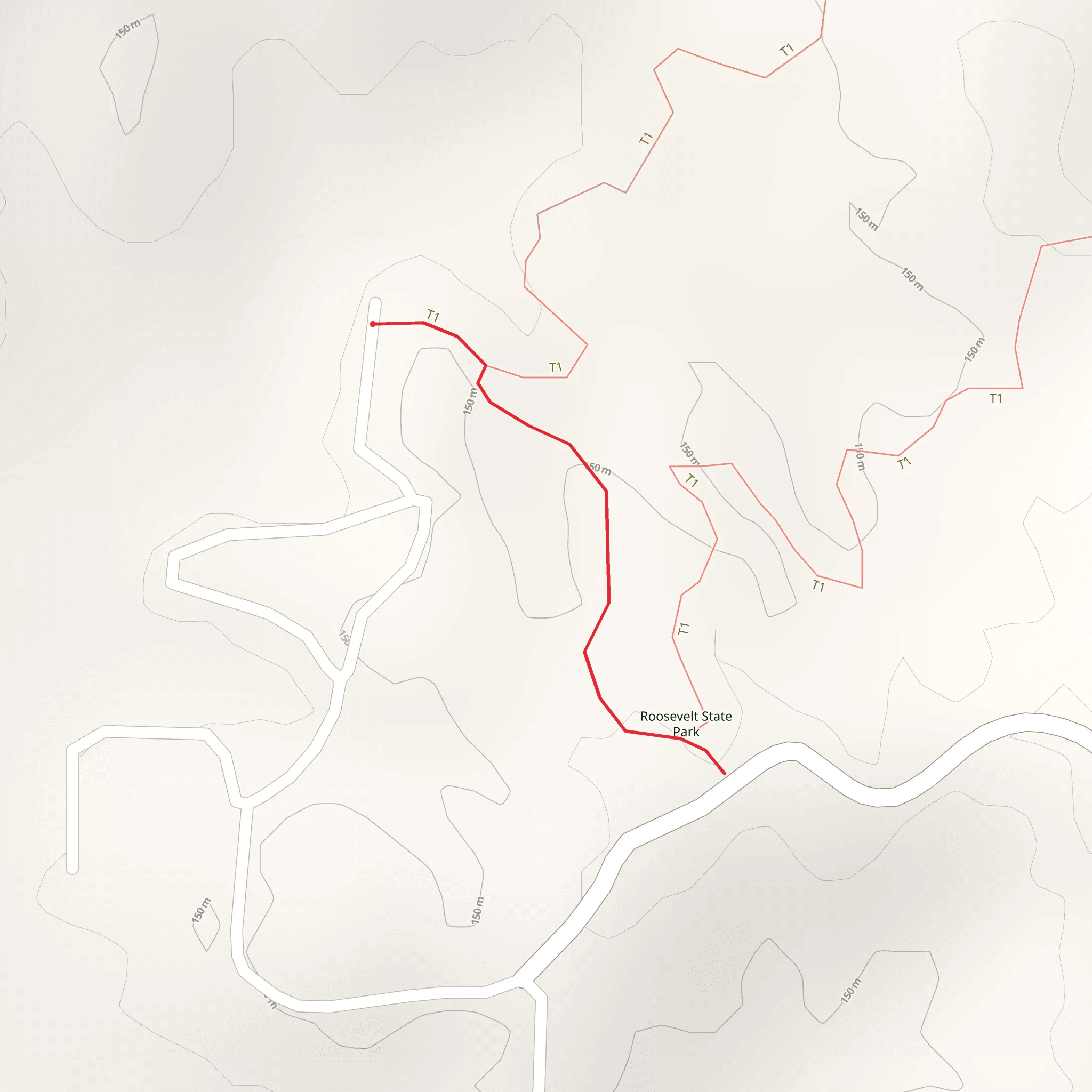 Shadow Lake North Shore Walk mobile static map