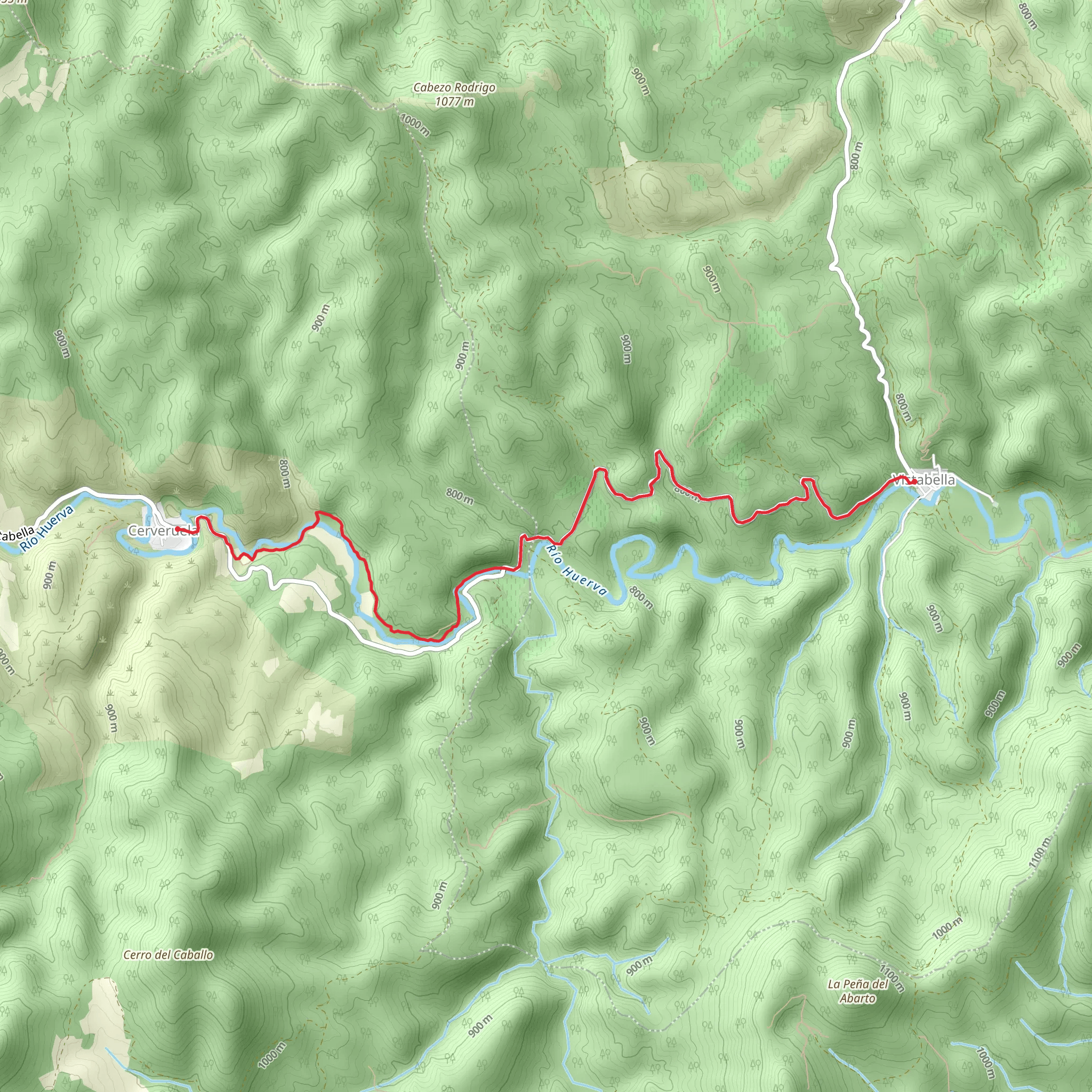 Cerveruela - Vistabella PR Z 55 mobile static map