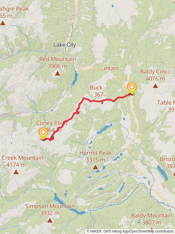 Continental Divide Trail via Spring Creek Pass