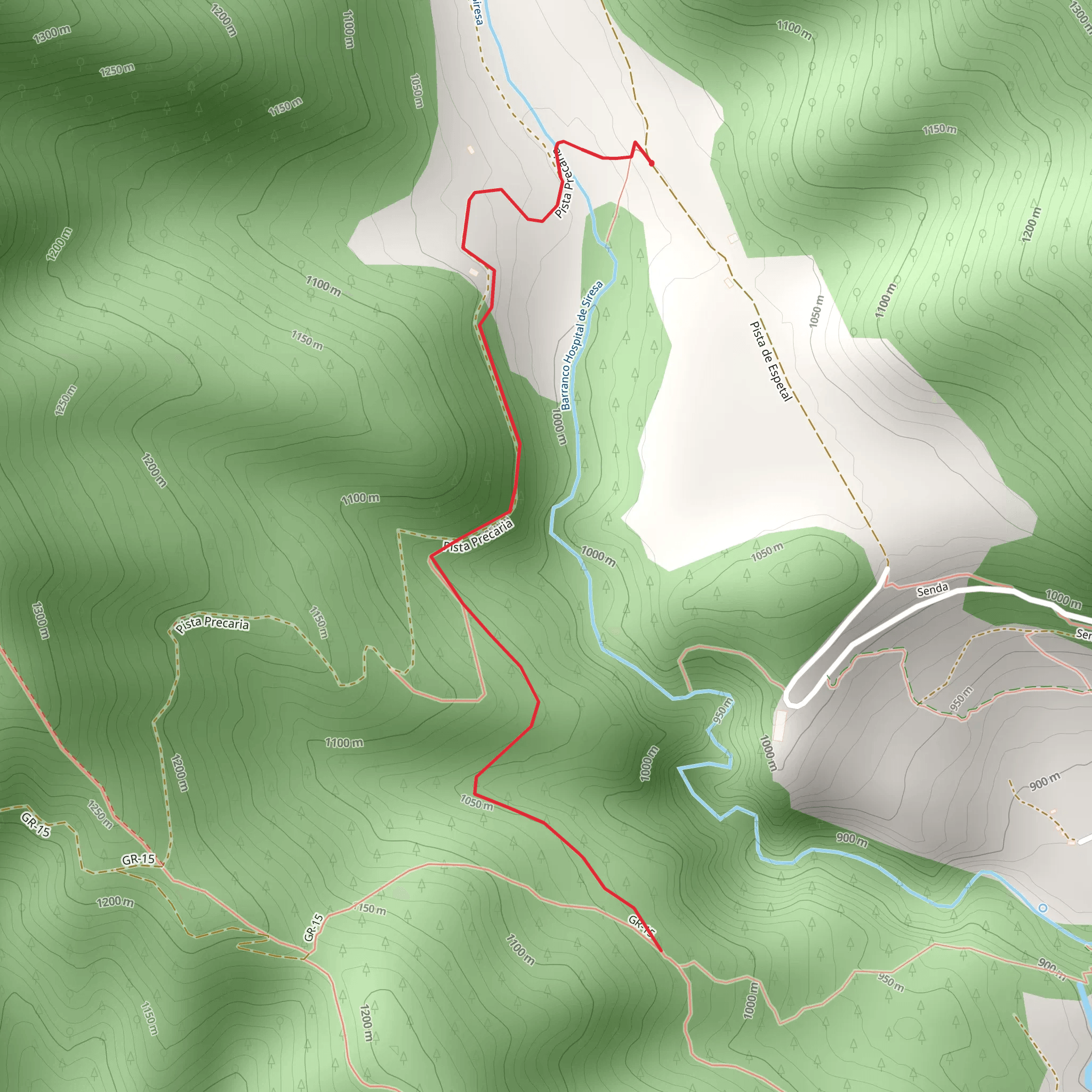 Valdespatal cabin PR HU 16 mobile static map