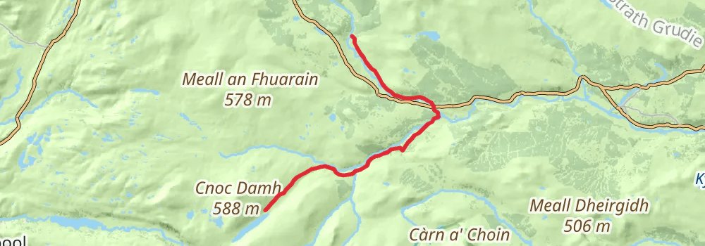 Scottish National Trail stage 40 Map