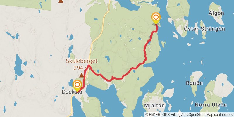 The High Coast Trail stage 5 Map
