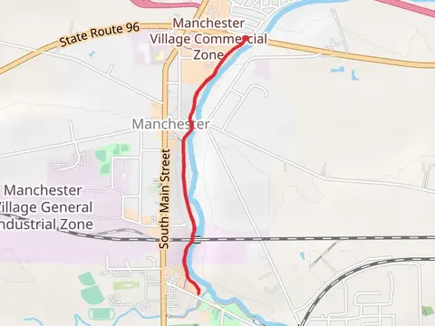 Canandaigua Outlet Creek from North Main Street