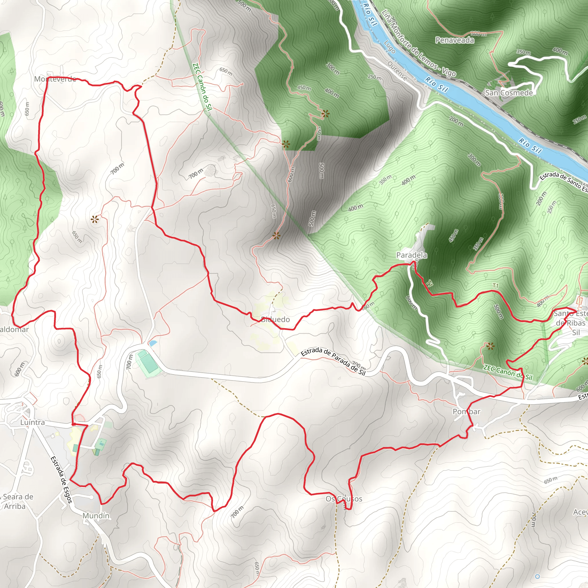 PR G 178 Route of Maquino Largaño mobile static map