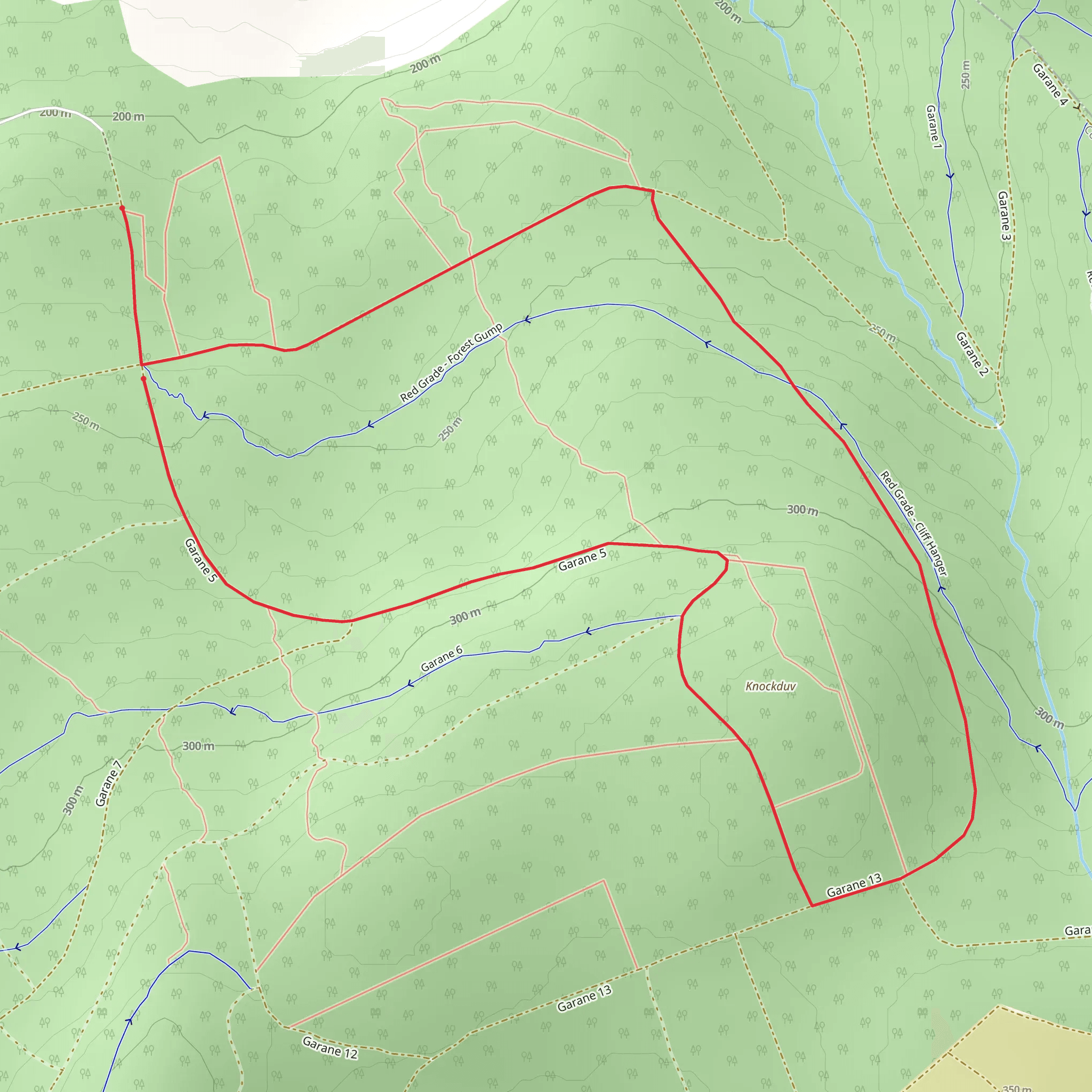 Knockduv Loop - Ballinaboola mobile static map