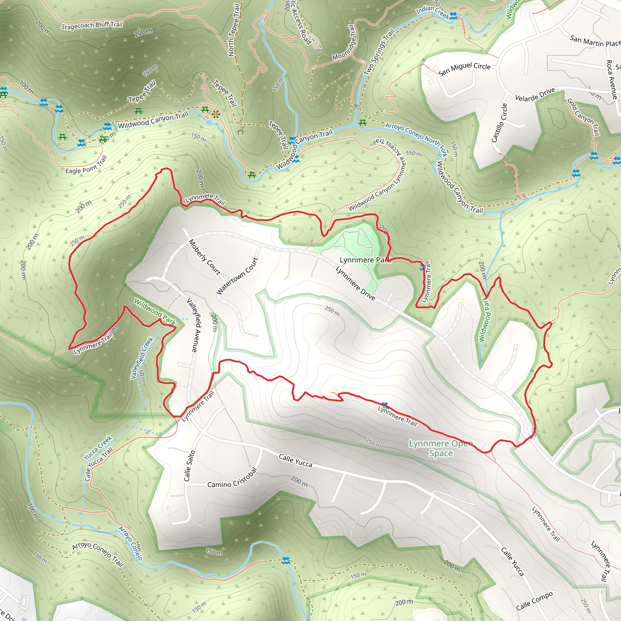 Lynnmere Loop Trail mobile static map