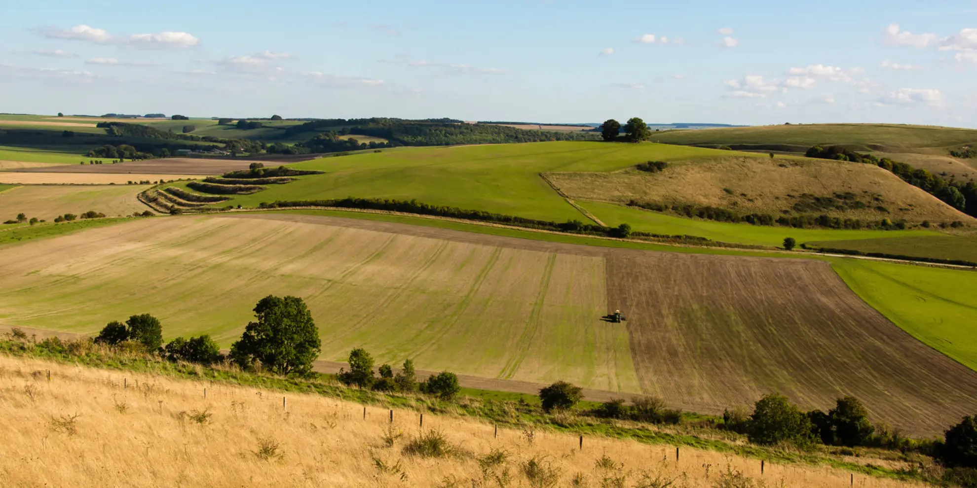 An image depicting the trail Imber Range Perimeter Path and its surrounding area.