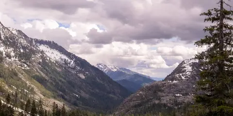 An image depicting the trail New River and Slide Creek to Historic Mining District and Eagle Creek and its surrounding area.