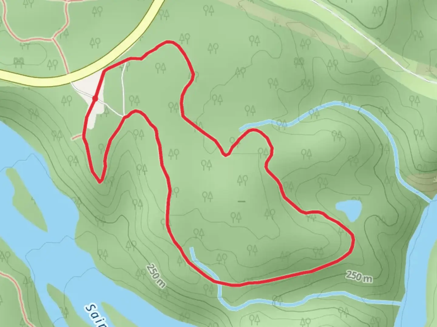 An image depicting the trail Ogantz Trail and its surrounding area.