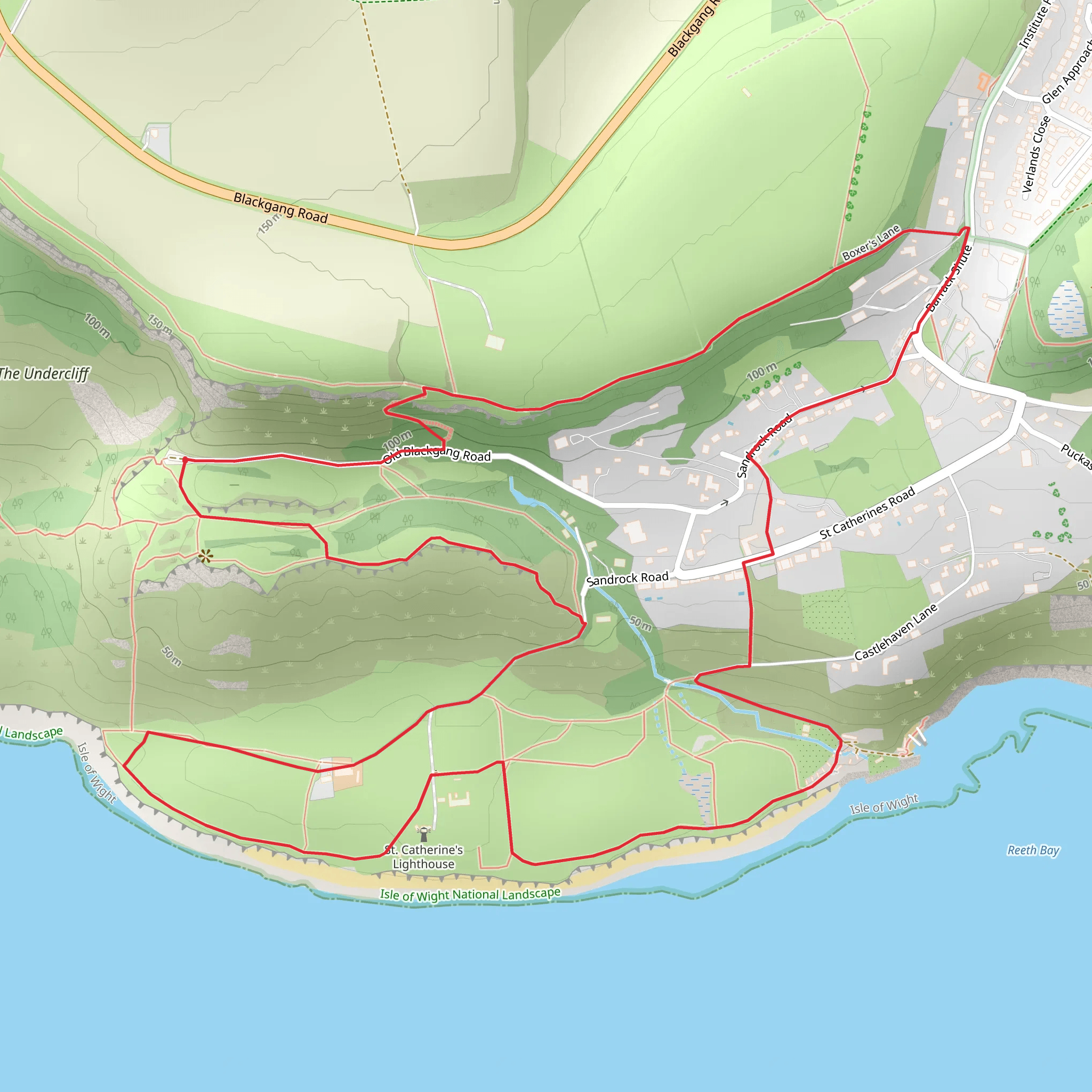 Shedding light on the tip of the Wight Walk mobile static map