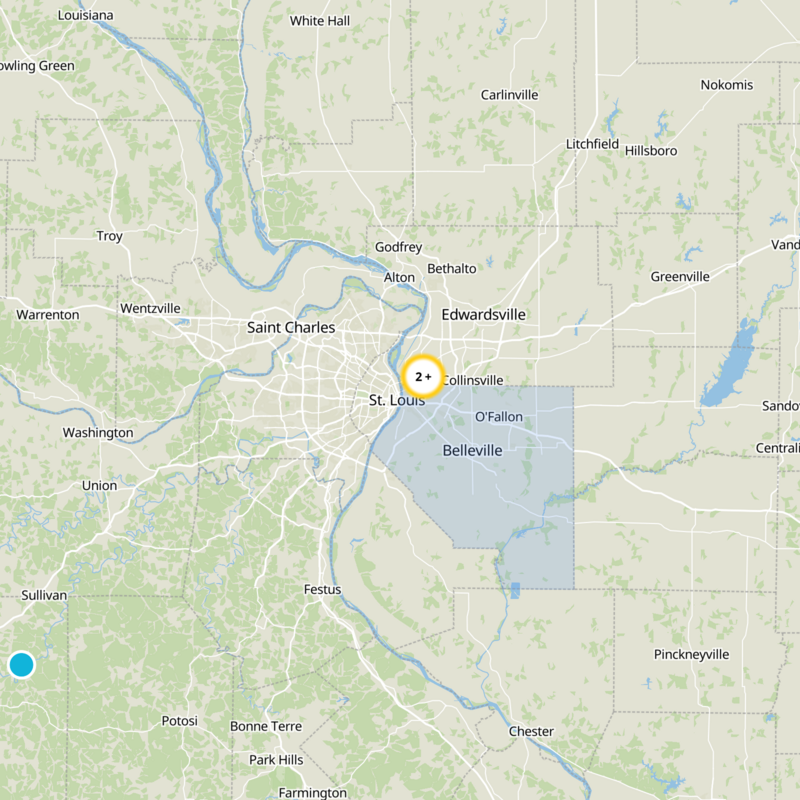 St. Clair County Static Map