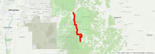 Southwestern Horseshoe Trail stage 156 Map