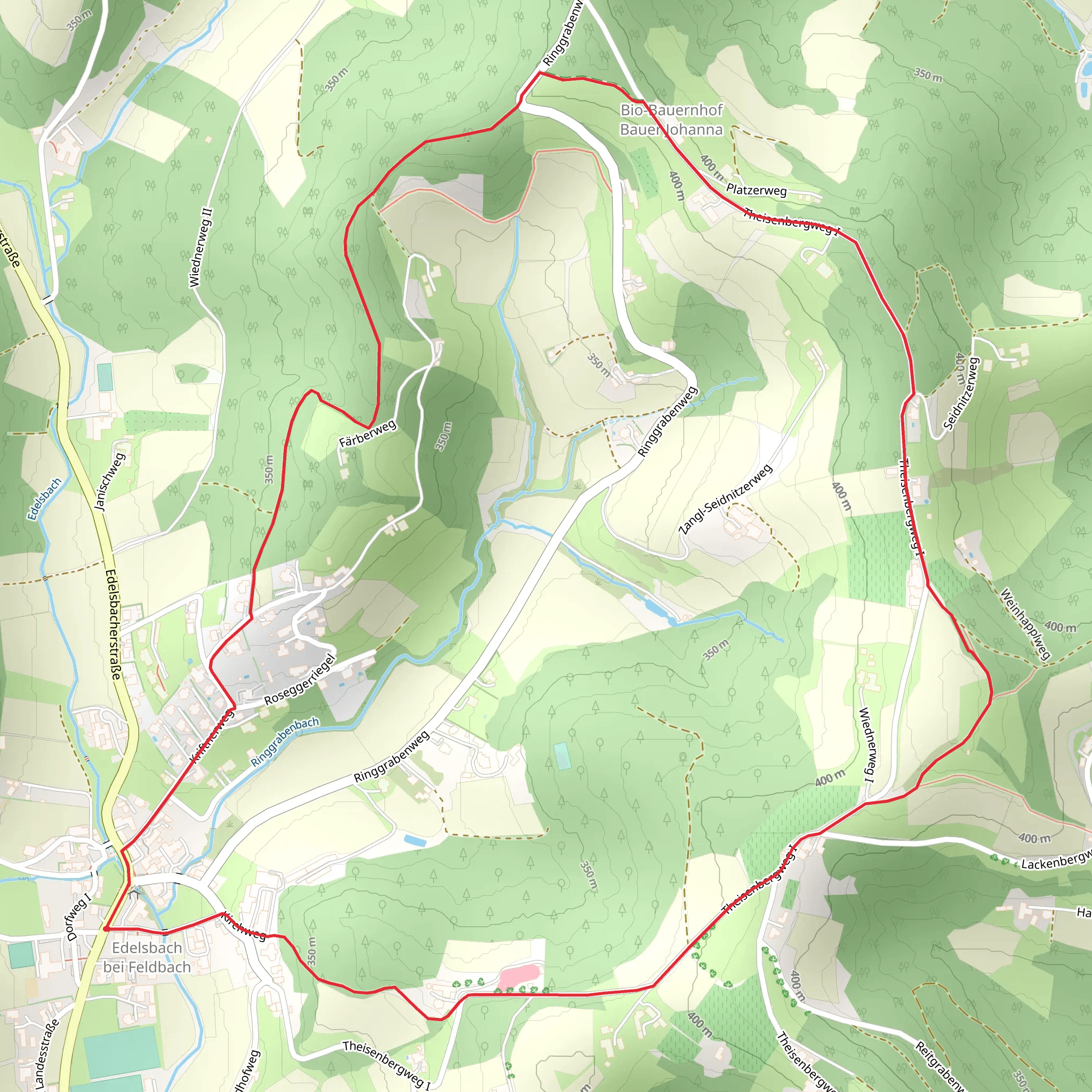 Weisheitenwanderweg mobile static map