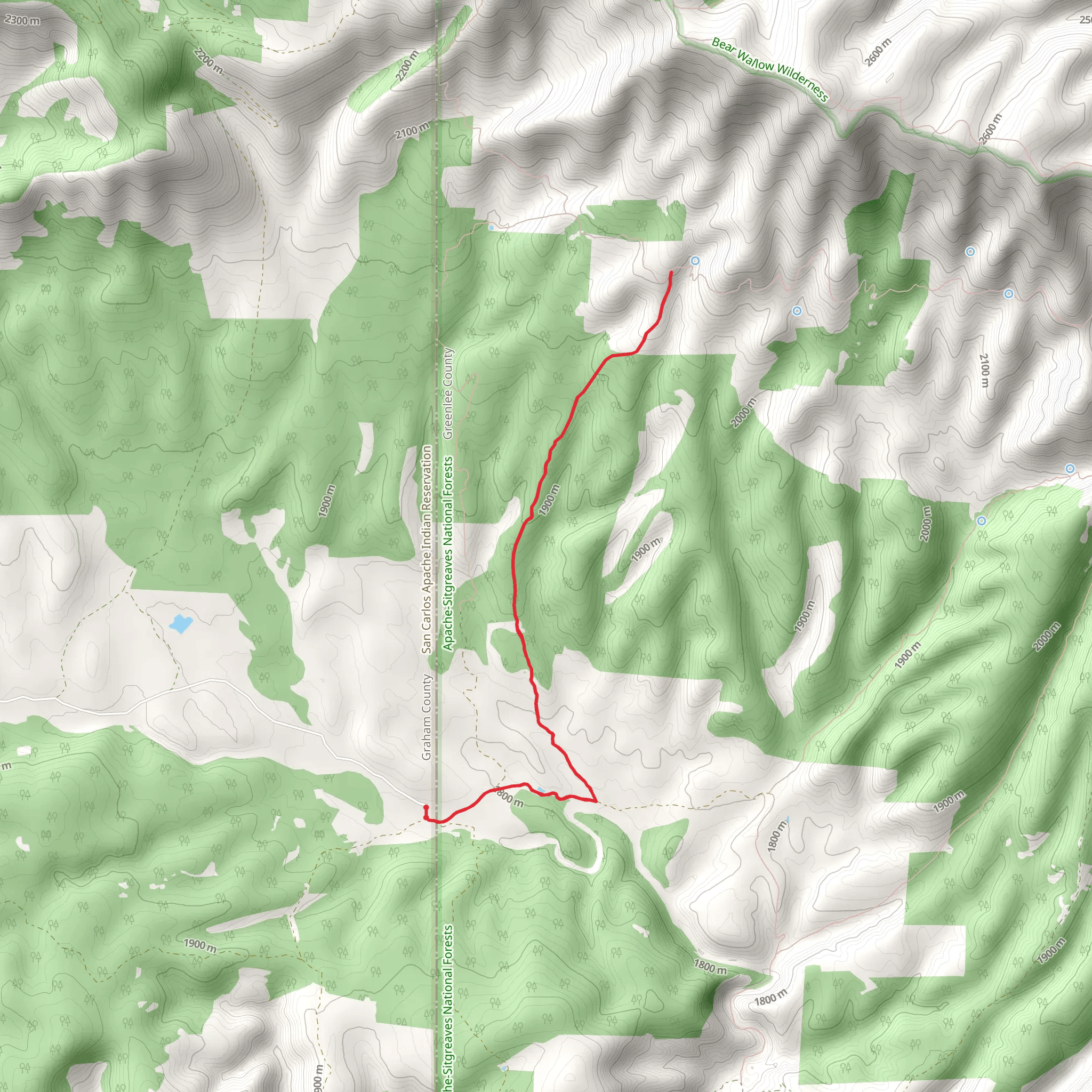Cow Head Trail mobile static map