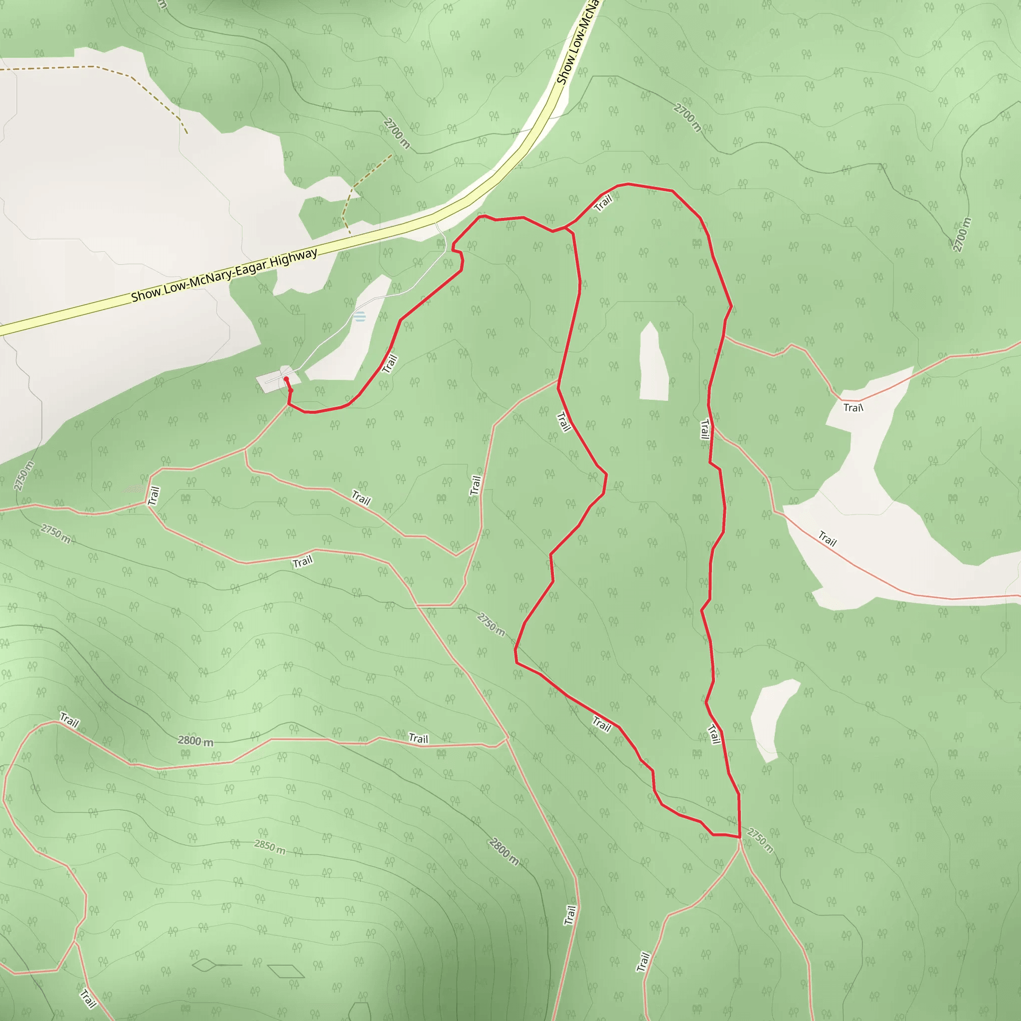 Ravel and Trail Loop mobile static map