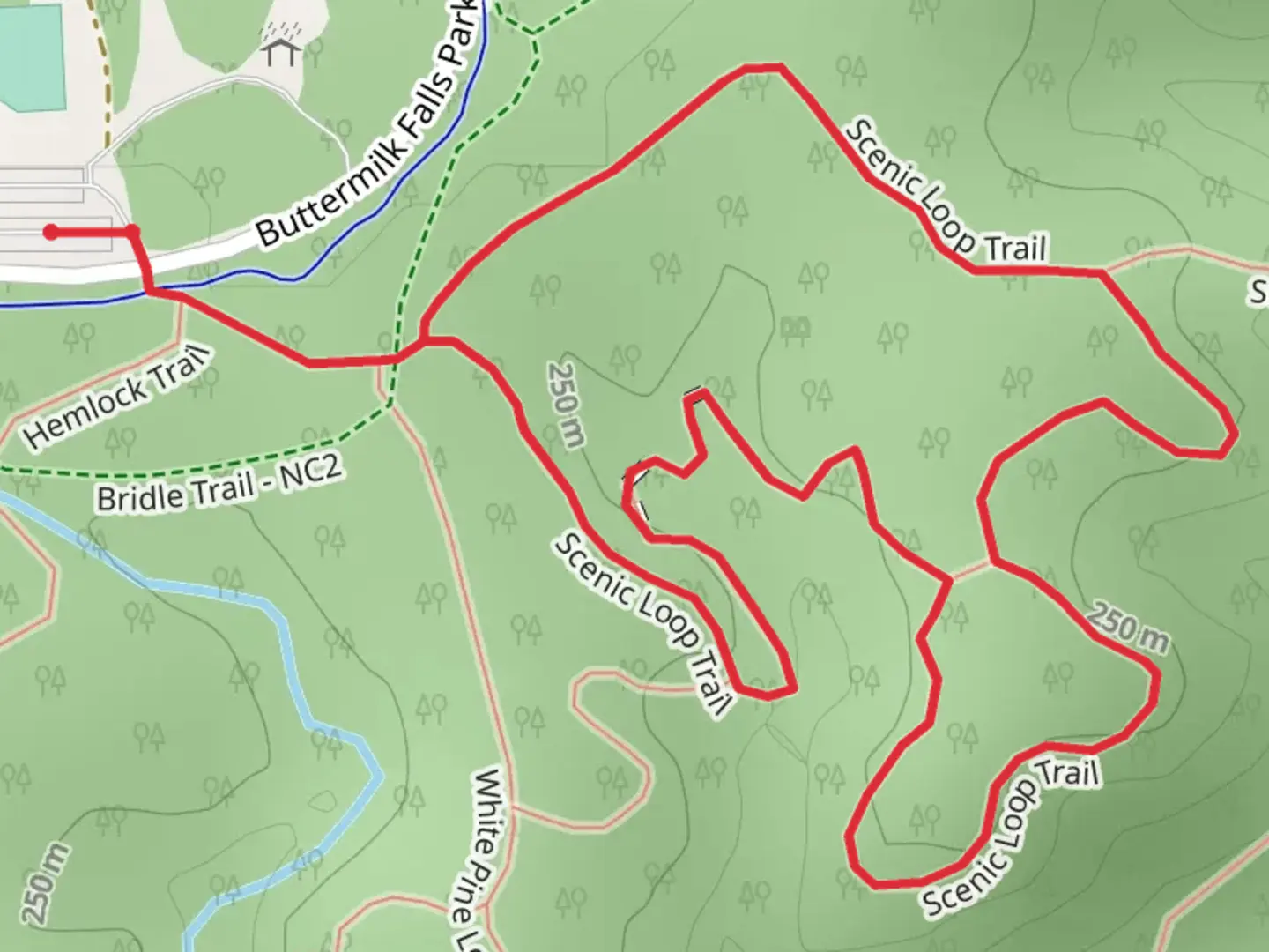 An image depicting the trail Scenic Loop Trail and its surrounding area.