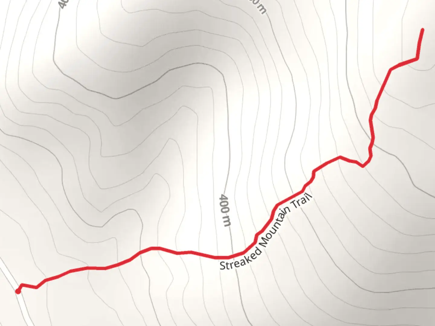 An image depicting the trail Streaked Mountain Trail and its surrounding area.