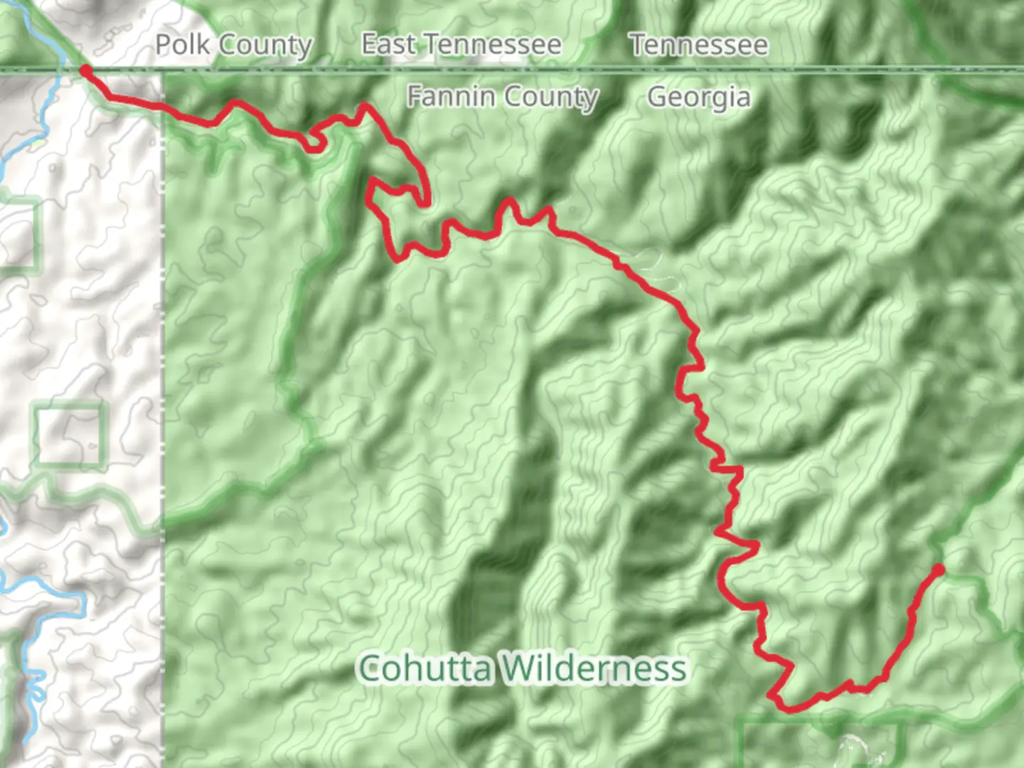An image depicting the trail Jacks River Falls and Jacks River Walk and its surrounding area.