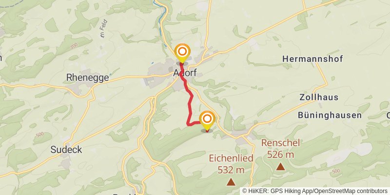 Diemelsteig alt 1 Map