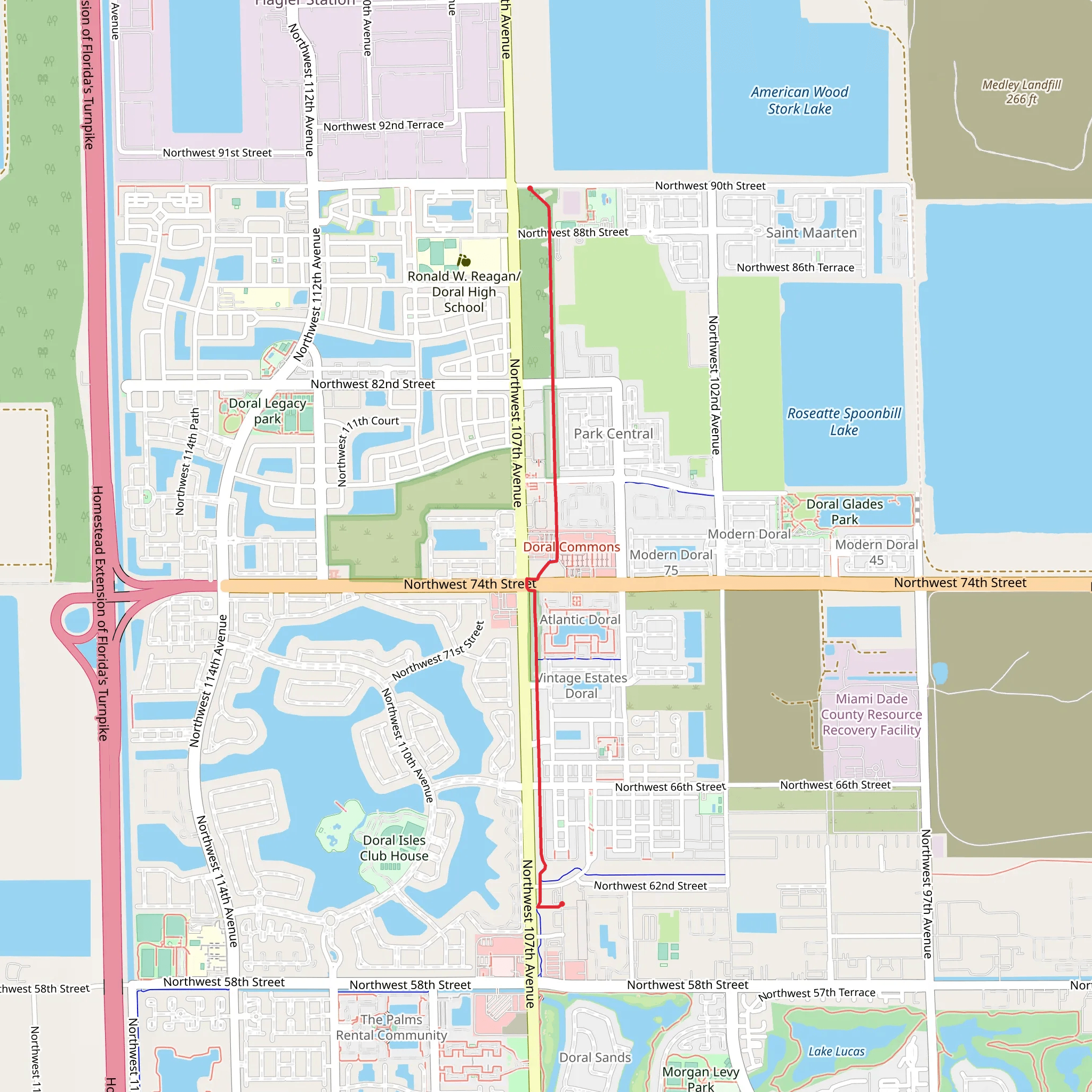 Atlas Trail mobile static map