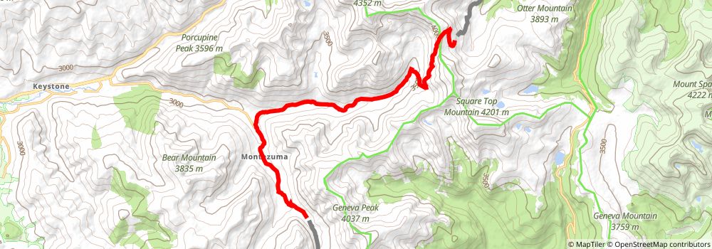 American Discovery Trail South Route stage 243 Map