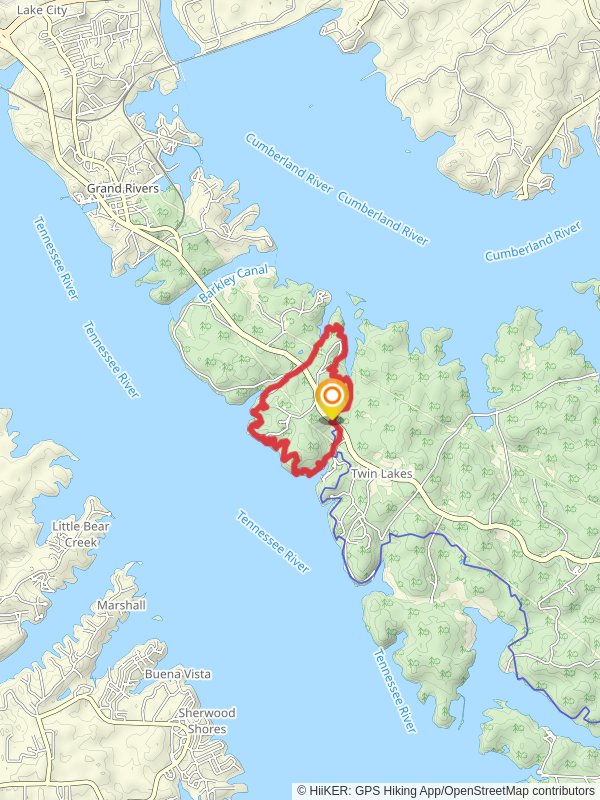 Canal and Canal Connector C Loop Trail mobile static map