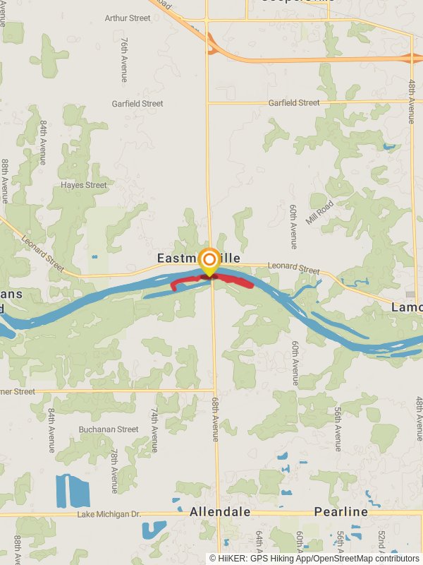 Eastmanville Bayou and Grand River Loop