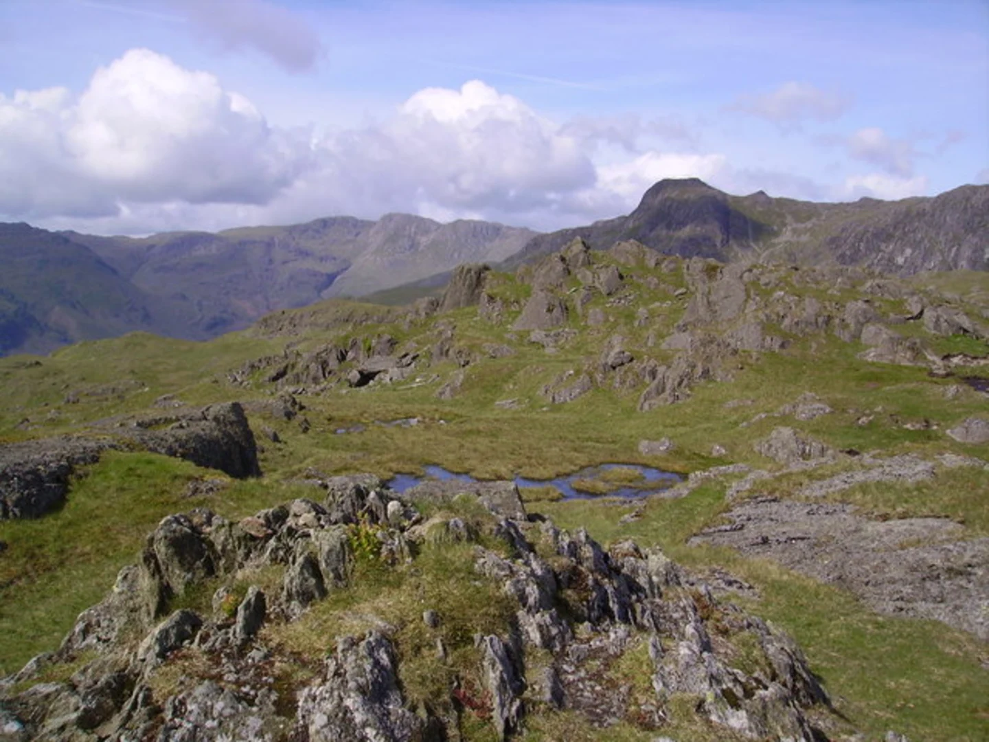 An image depicting the trail Blea Rigg and Easedale Tarn Loop and its surrounding area.