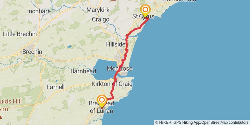 St Duthac's Way stage 4 Map