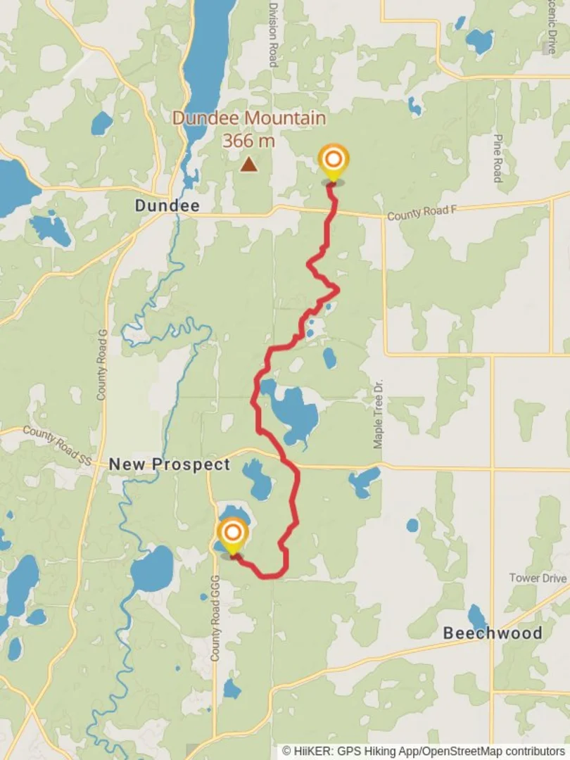 Centennial Ridges Mizzy Lake Trail Map Crooked Lake And Forest