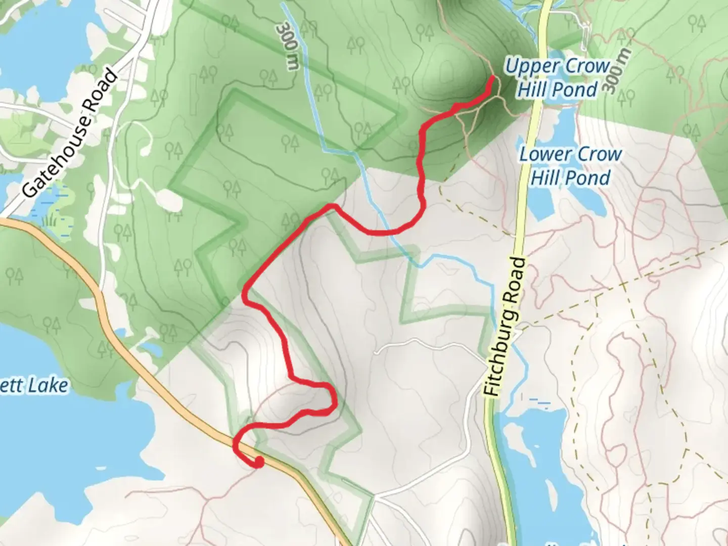 An image depicting the trail Midstate Trail via Redemption Rock Trail North and its surrounding area.