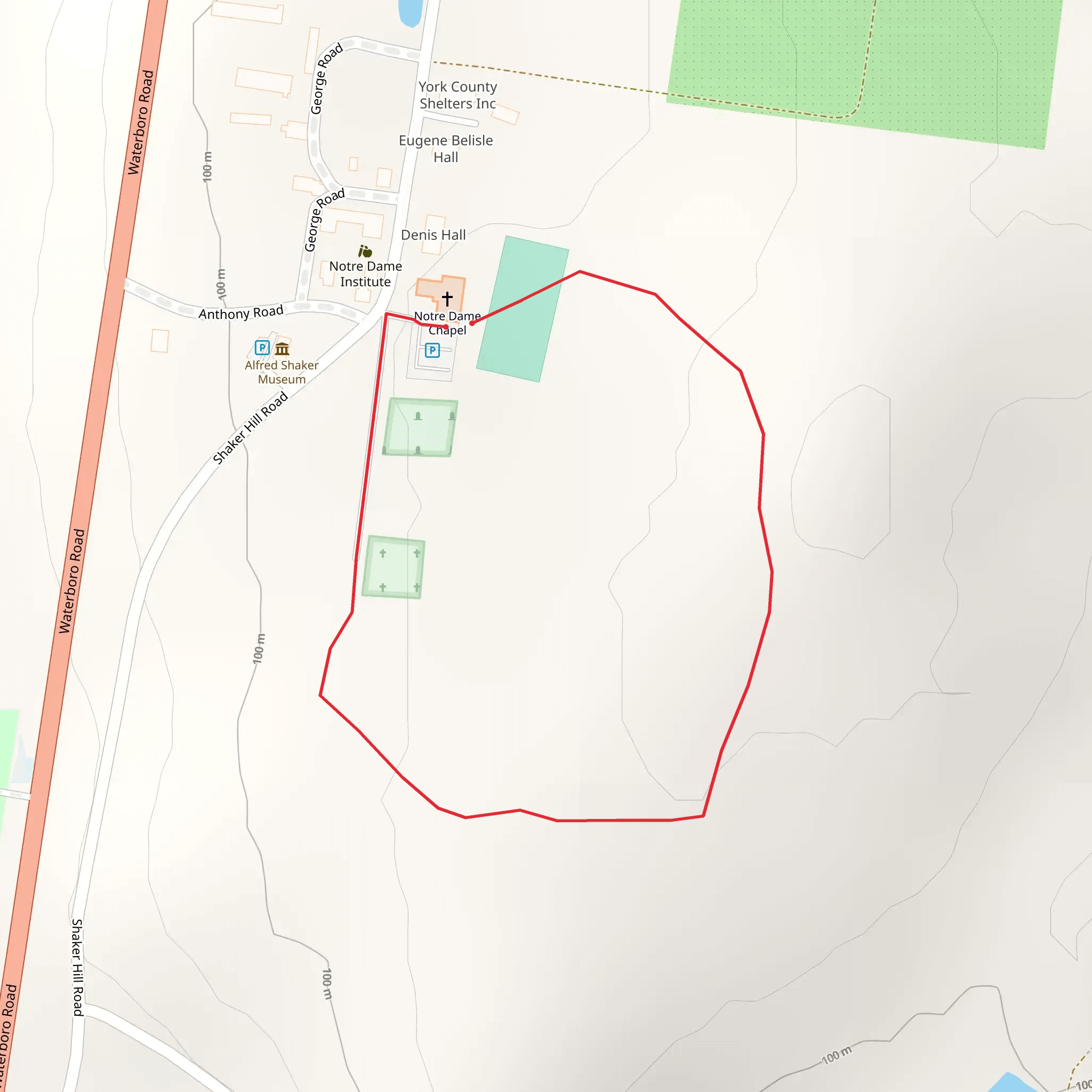Cem Loop from Anthony Road mobile static map