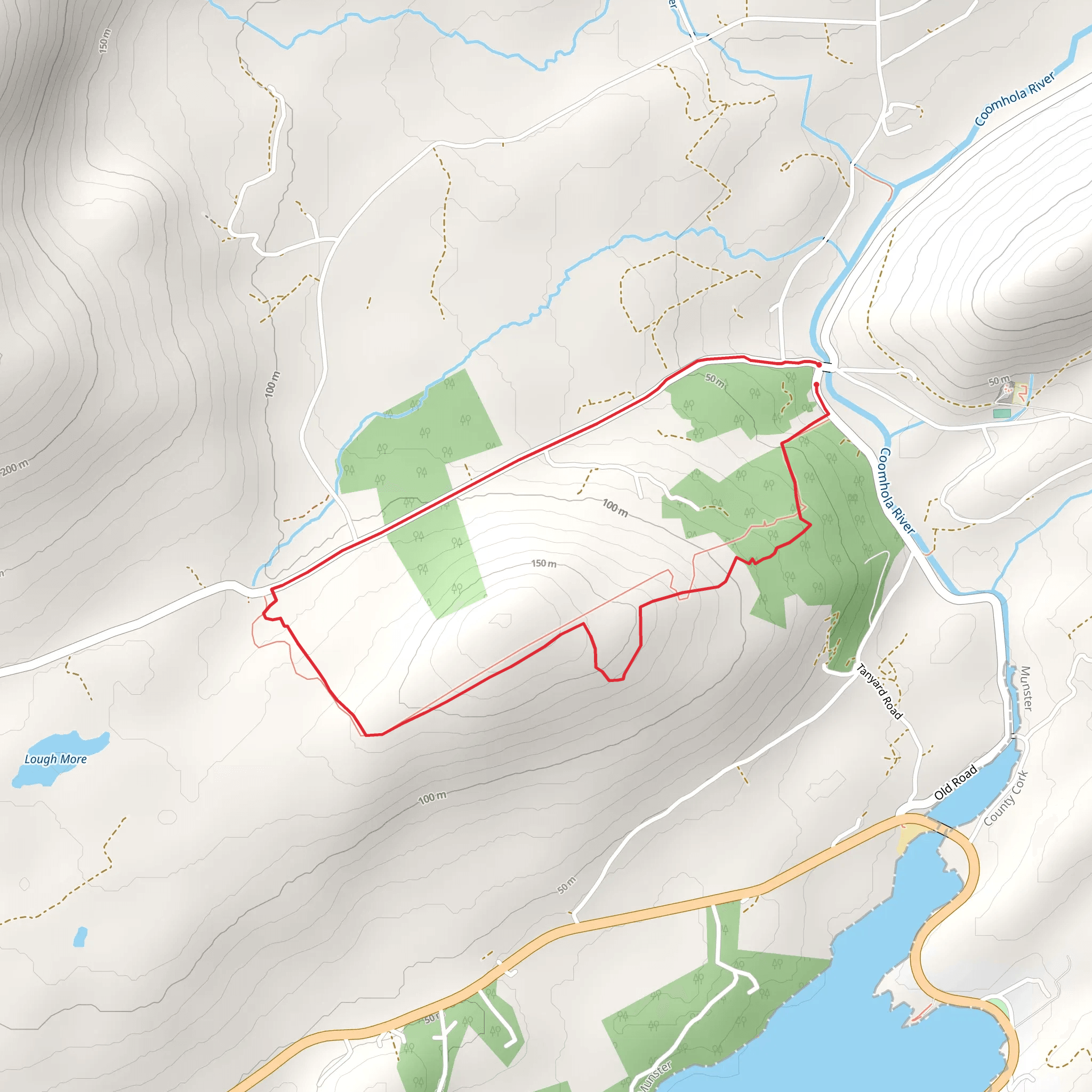 Coorycommane Loop mobile static map