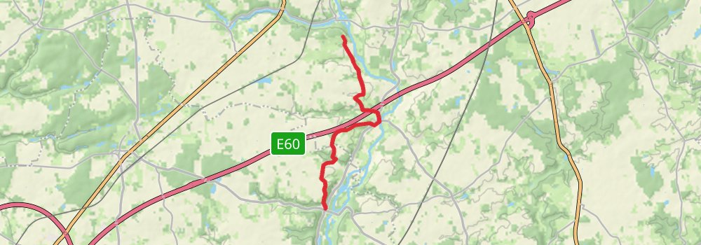 GR 655 Via Turonensis stage 36 Map