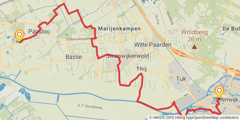 Overijssels Havezatenpad stage 12 Map
